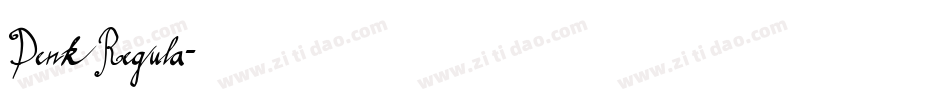 Denk Regula字体转换